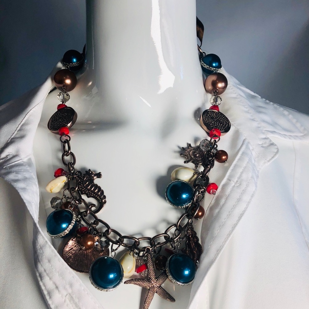 Beautiful Nautical Charm Necklace